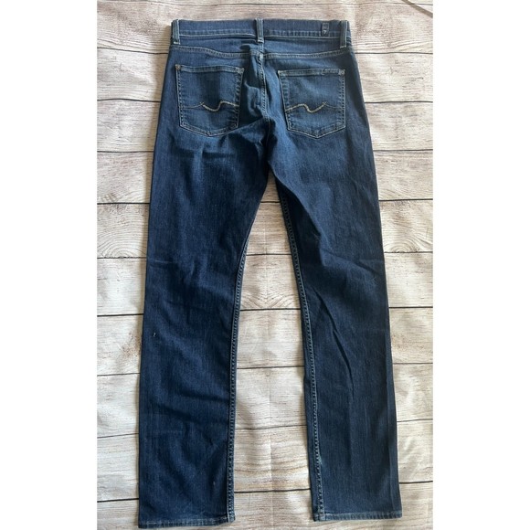 7 for all Mankind Men's Slimmy Jeans Distressed Size 30 - Picture 4 of 8